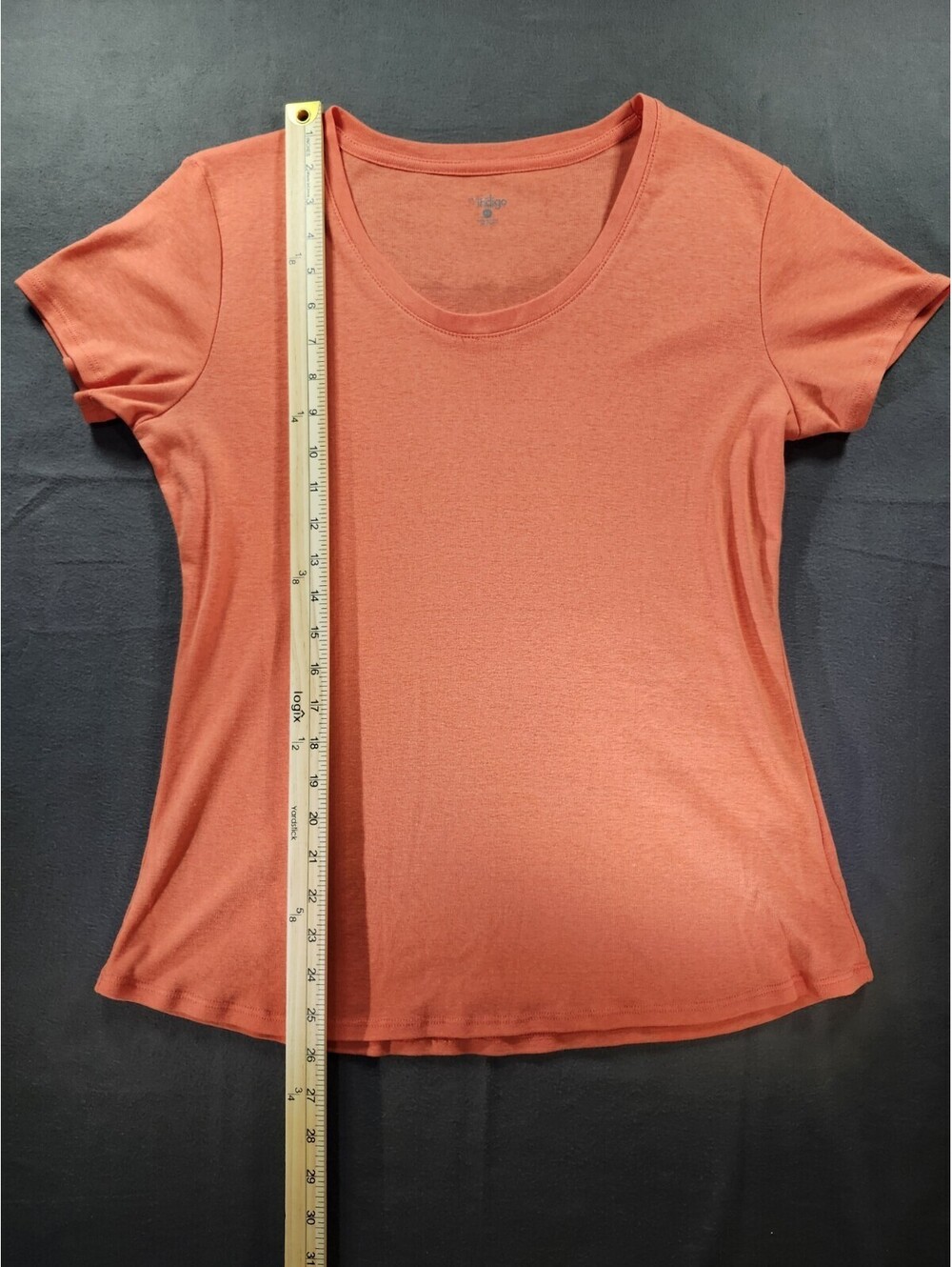 Indigo Women’s XL Regular 3-pack Solid Scoop Neck Tee Super Soft Sleepwear 075 - Picture 2 of 9